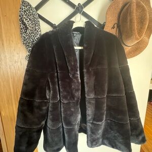 Simply Vera Vera Wang Black Teddy Jacket